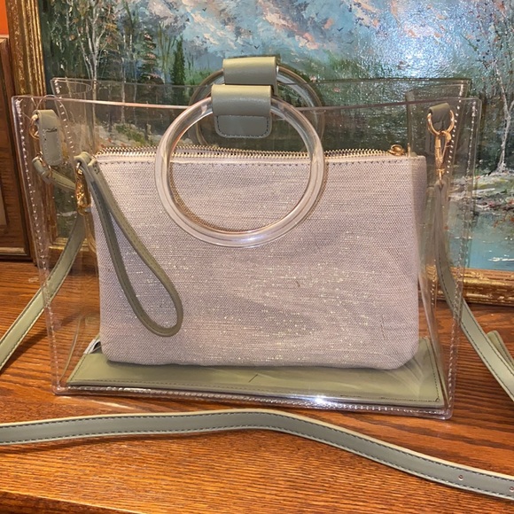 Madison West Handbags - CLEAR Satchel Bag - Madison West